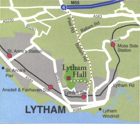 Map of Lytham